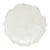 Vietri Foglia Stone White Cheese/Tart Plate