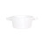 Vietri Lastra White Small Handled Bowl / Individual Baker