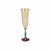 Vietri Regalia Deco Purple Champagne Glass