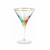 VIETRI Rainbow Martini Glass - Set of 4