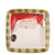 Vietri Old St. Nick Square Salad Plate - Red