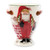 Vietri Old St. Nick Footed Urn with Chimney & Stockings