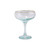 Viva by VIETRI Rainbow Turquoise Coupe Champagne Glass - Set of 4