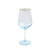 Viva by VIETRI Rainbow Turquoise Wine Glass - Set of 4