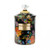 MacKenzie Childs Flower Market Medium Canister - Black