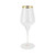 Vietri Contessa Gold Water Glass