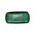 Vietri Metallic Glass Emerald Rectangular Tray
