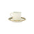 Vietri Old St. Nick Espresso Cup & Saucer - Red Hat