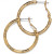 Brighton Gold Small Charm Hoop Earrings