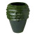 Abigails Vase Fringe Green