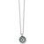 Brighton Pebble Dot Medali Petite Reversible Necklace Zircon