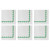 Vietri Papersoft Napkins Florentine Green Cocktail Napkins (Pack of 20) - Set of 6