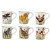 Vietri Wildlife Assorted Mugs - Set of 6