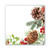 Michel Design White Spruce Cocktail Napkin