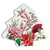 Michel Design Christmas Bouquet Melamine Serveware Christmas Tree Plate