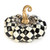 MacKenzie Childs Beaded Harlequin Squashed Pumpkin