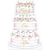 Caspari Wedding Cake Foil Wedding Card