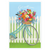 Caspari Bicycle And Flowers Get Well Card and Envelope