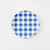 180 Degrees Blue Gingham Plate (Set Of 4)