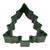 Mini Christmas Tree Cookie Cutter - Green