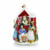 Jay Strongwater Eight Maids A-Milking Glass Ornament
