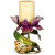 Jay Strongwater Aimee Floral 7" Pillar Candle Holder