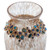 Jay Strongwater Bejeweled Vase-Opal