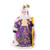 Christopher Radko A Vision In Purple Santa Claus Ornament