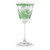 Arte Italica Giardino Green Wine Glass