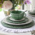 Arte Italica Renaissance Italian Green 2 Handled Soup Bowl