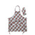 Juliska Stewart Tartan 2pc Adult Apron & Oven Mitt Set