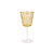 Vietri Barocco Amber Wine Glass