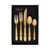 Vietri Martellato Gold Five-Piece Place Setting  Set of 4