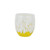 Vietri Nuvola White and Yellow Double Old Fashioned