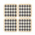 MacKenzie Childs Courtly Harlequin Cork Back Coasters - Set Of 4