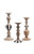 MacKenzie Childs Courtly Pillar Candle Holders - Set Of 3