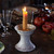 Casafina The Nutcracker Candle Holder 5 inch - White - Set of 2