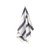 Casafina Alessa Kitchen Towel H Bone Stripes - Blueberry - Set of 2