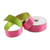 Caspari Satin Pink And Green - Ribbon 10 Yards (Wired)