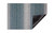 Chilewich Fade Stripe Shag Door Mat 18X28 - Lagoon 18 inch x 28 inch