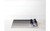 Chilewich Domino Stripe Shag Door Mat 18X28 - Black/White 18 inch x 28 inch