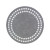 Bodrum Pearls Gray Silver Coaster (Set of 4)