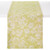 Bodrum White Bloom Lime 90 inch Table Runner