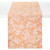 Bodrum White Bloom Apricot 90 inch Table Runner