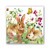 Michel Design Bunny Meadow Cocktail Napkin