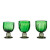 Jan Barboglio Gloria Goblet - Green