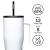 Corkcicle Cold Cup XL - 30oz Gloss White