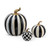 MacKenzie Childs Courtly Stripe Glossy Pumpkin - Small