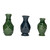 Juliska Veronica Beard Jardins du Monde Green/Blue Mini Vase Trio
