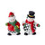 Spode Christmas Tree Black and White Figural Collection Snowman Salt and Pepper Shakers